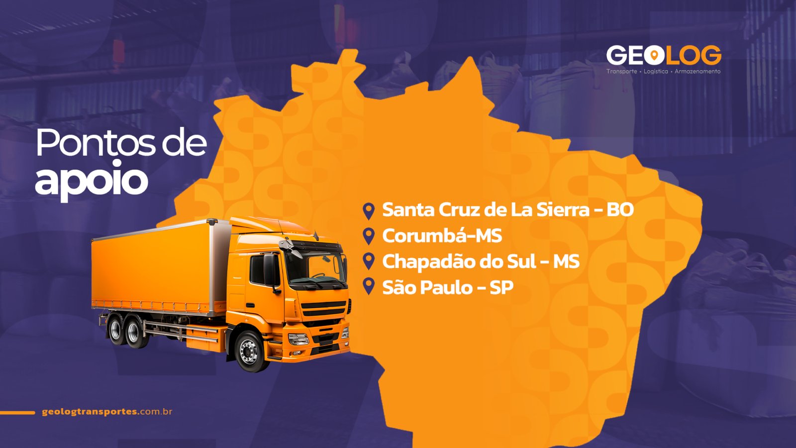 Pontos de Apoio - GeoLOG Transportes